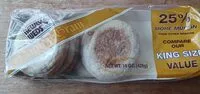 Mängden socker i Natural Grain English Muffins