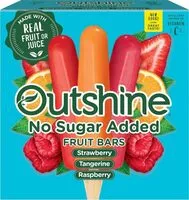 Mängden socker i Strawberry tangerine & raspberry fruit bars no sugar added