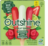 Mängden socker i Strawberry, Lime & Wildberry Frozen Fruit Bar