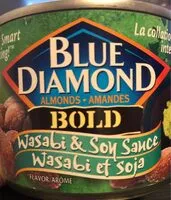Mängden socker i Amandes Wasabi et Soy sauce