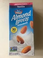 Mängden socker i Blue diamond almond breeze unsweetened vanilla