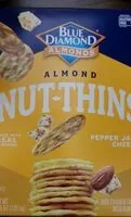 Mängden socker i Pepper jack almond nut thins