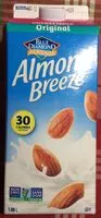 Mängden socker i Unsweetened Original Almond Breeze