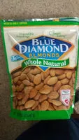 Mängden socker i Whole natural almonds