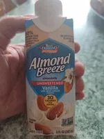 Mängden socker i Unsweetened vanilla almondmilk