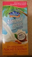Mängden socker i Blue Diamond Almond Breeze Unsweetened Almond Coconut