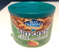 Mängden socker i Almonds whole natural