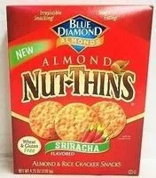 Mängden socker i Blue diamond nutthins sriracha flavored almond