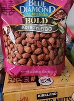 Mängden socker i Blue diamond Almonds bold Korean bbq