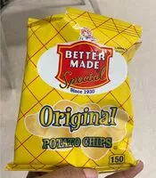 Mängden socker i Original potato chips