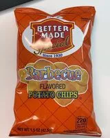 Mängden socker i Barbecue Flavored Potato Chips