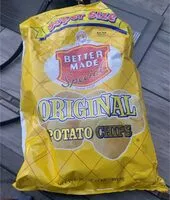 Mängden socker i original potato chips