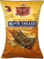 Mängden socker i Movie Theater Butter Gourmet Popcorn