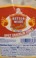 Mängden socker i Spicy Cracklin Curls