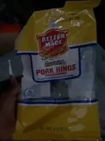 Mängden socker i Original pork rinds