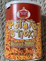 Mängden socker i Potato sticks