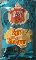 Mängden socker i Salt & Vinegar Potato Chips