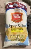 Mängden socker i Low sodium chips