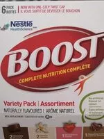 Mängden socker i Substitut de repas