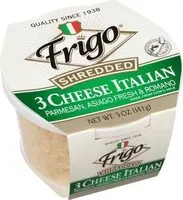 Mängden socker i Shredded 3 Cheese Italian Cheese
