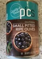 Mängden socker i Small Pitted Ripe Olives