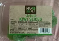 Mängden socker i Dried kiwi slices
