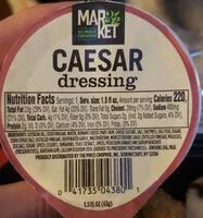 Mängden socker i Caesar Dressing