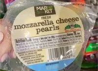 Mängden socker i Mozzarella cheese pearls