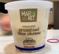 Mängden socker i Crumbled blue cheese
