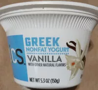 Mängden socker i Greek Nonfat Yogurt Vanilla