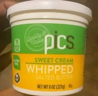 Mängden socker i Sweet Cream Whipped Salted Butter