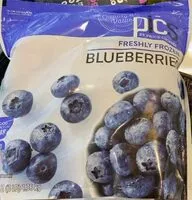 Mängden socker i Freshly Frozen Blueberries