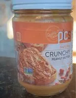 Mängden socker i Natural Crunchy Peanut Butter