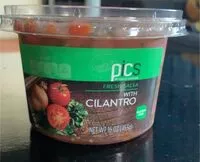 Mängden socker i Fresh salsa with cilantro