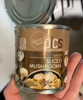 Mängden socker i Sliced mushrooms