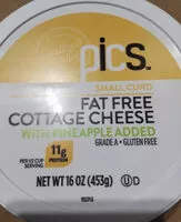 Mängden socker i Fat Free Cottage Cheese with Pineapple