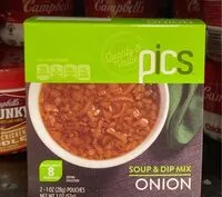 Mängden socker i Soup & dip mix onion