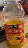Mängden socker i Langers mango nectar