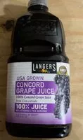 Mängden socker i USA grown concord grape juice