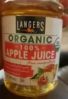 Mängden socker i Langers organic apple juice