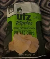 Mängden socker i Ripples Sour Cream & Onion Potato Chips