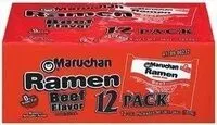Mängden socker i Maruchan instant lunch beef ramen noodle baby count