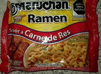 Mängden socker i Ramen Sabor a Carne de Res