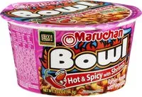 Mängden socker i Bowl hot spicy with shrimp flavor ramen noodles