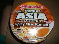 Mängden socker i Bowl taste of asia spicy miso