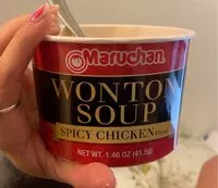 Mängden socker i wonton soup spicy chicken flavor