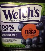 Mängden socker i Welch's with fiber