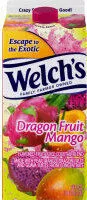 Mängden socker i Welch's fruit juice cocktail blend dragon fruit mango