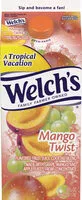 Mängden socker i Welch's mango twist fruit cocktail blend