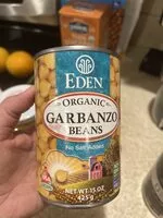 Mängden socker i Eden organic garbanzo beans